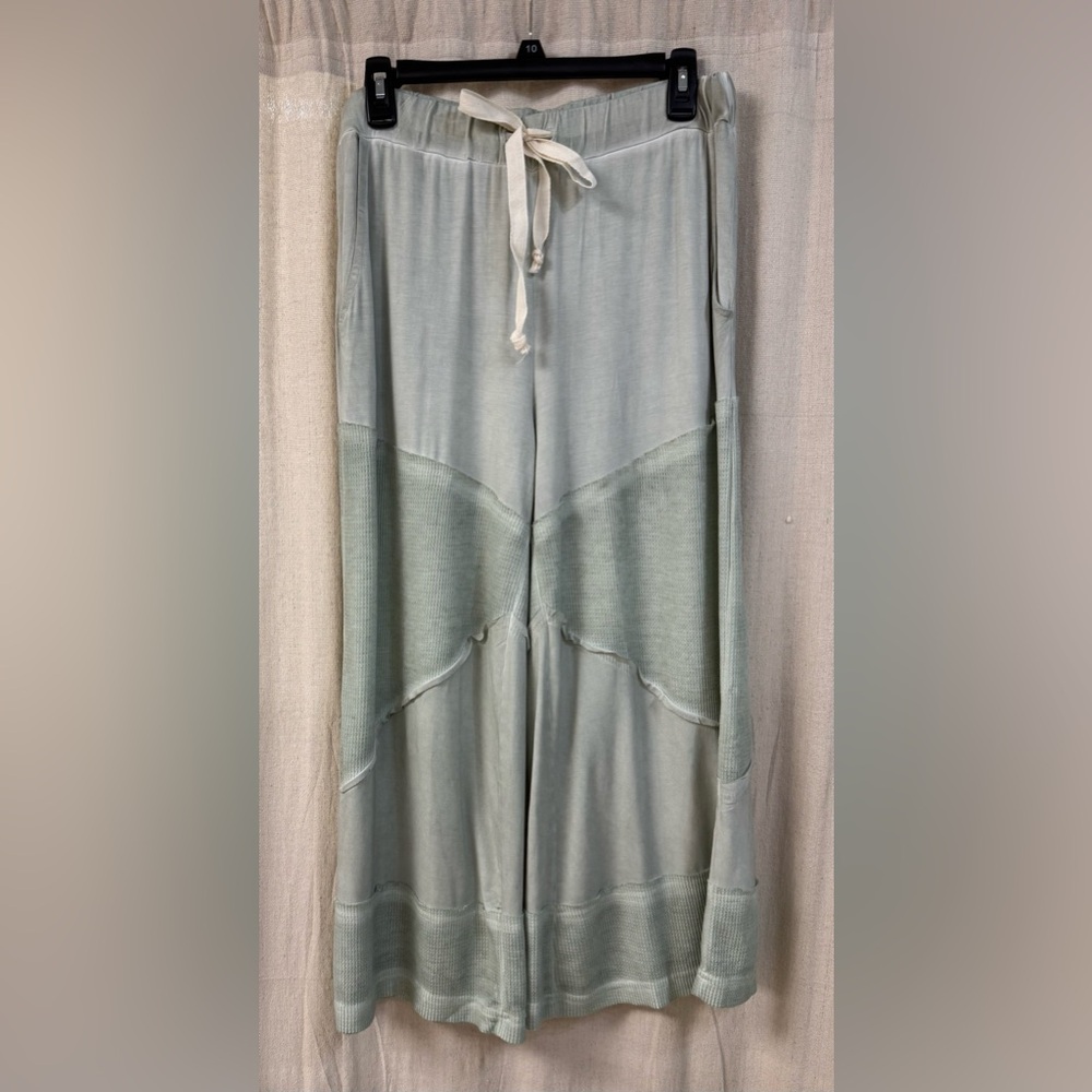 POL Wide Leg Contrast Knit Pants - NWT